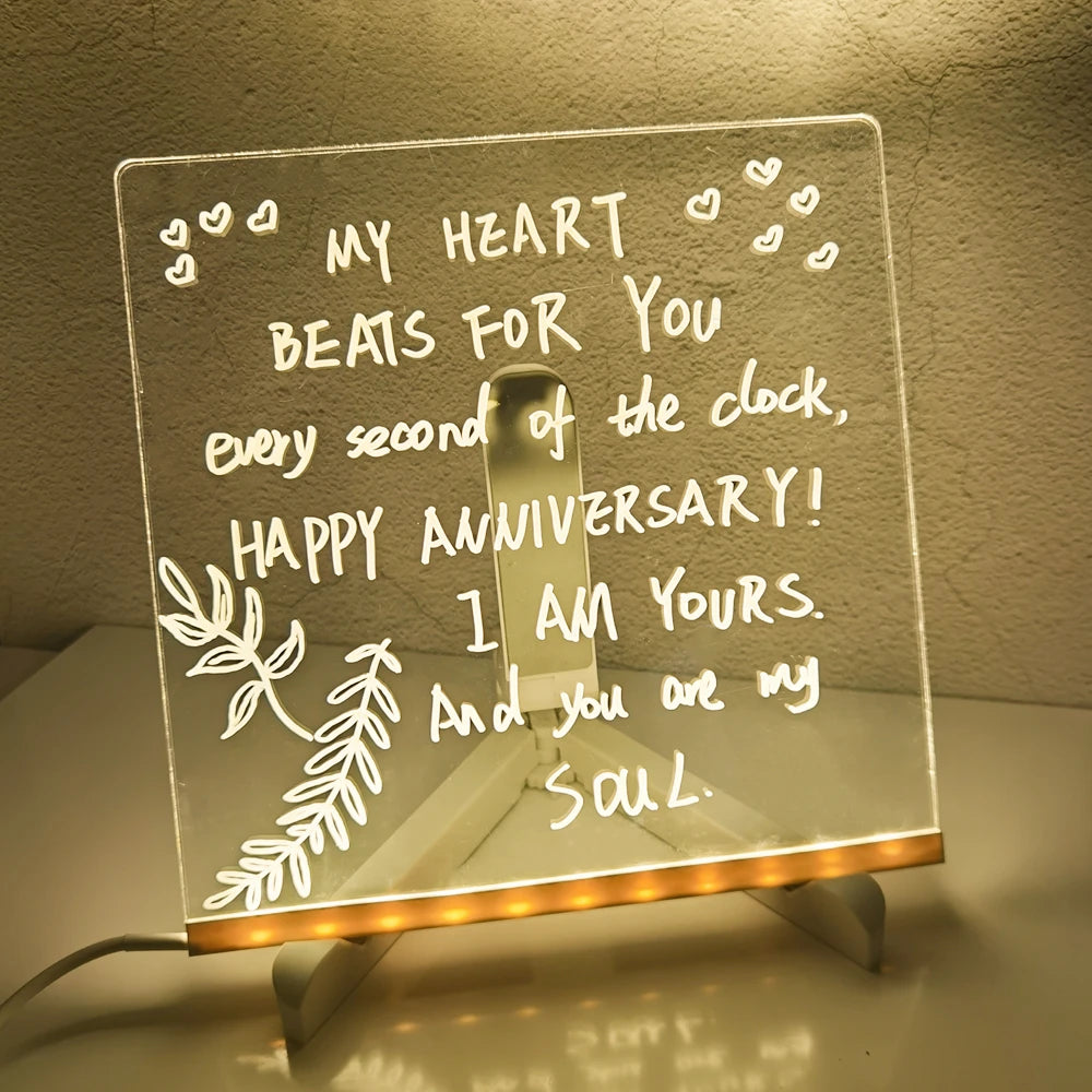 GlowNote Personalized LED Message Board