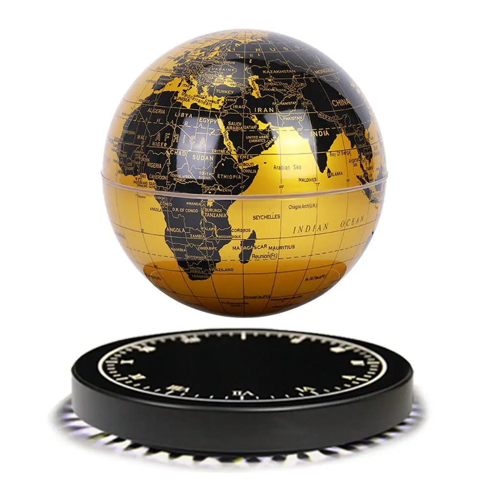 Magnetic Levitation Globe 3D Luminous Rotating Night Light