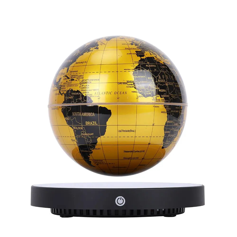 Magnetic Levitation Globe 3D Luminous Rotating Night Light