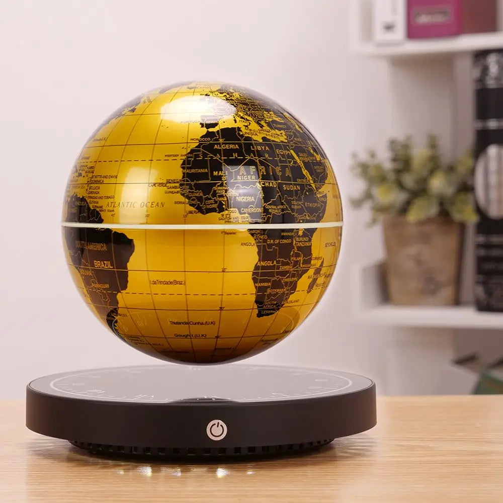 Magnetic Levitation Globe 3D Luminous Rotating Night Light