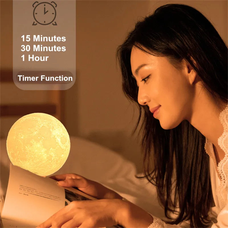 LunarGlow 3D Moon Lamp