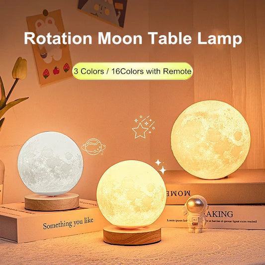 LunarGlow 3D Moon Lamp