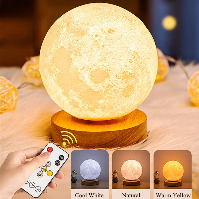 LunarGlow 3D Moon Lamp